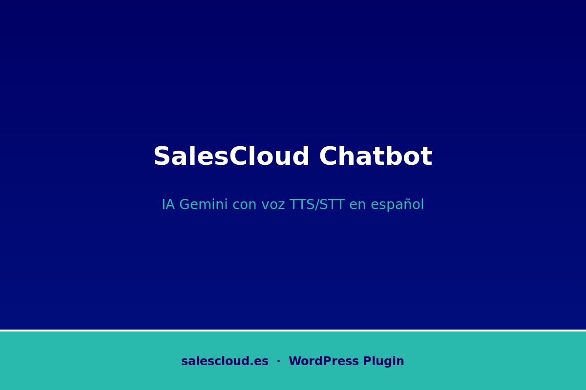 SalesCloud Chatbot - IA con Gemini y Voz